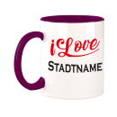 I Love Wunschstadt Lieblings Ort Kaffeebecher New Sytle Motiv
