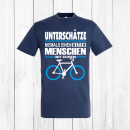 Funnywords® Alter Mensch mit Fahrrad T-Shirt  S-3XL