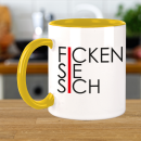 FUNNYWORDS® Rote Streifen Serie FICKEN SIE SICH...