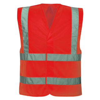 Signalweste 2+2 Rot größe 2XL