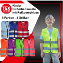 Korntex® Kinder Warnweste Reißverschluss...