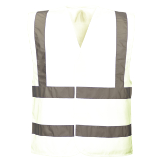 Signalweste 2+2 Weiß größe 3XL