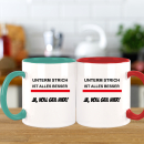 FUNNYWORDS® Rote Streifen Serie UNTERM STRICH IST...