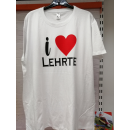 I Love Lehrte T-Shirt Herz Style