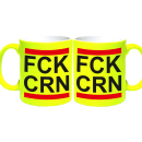 FUNNYWORDS&reg; FCK Corona FUN Tasse Kaffeebecher