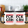 FUNNYWORDS® FCK Corona FUN Tasse Kaffeebecher