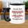FUNNYWORDS® Rote Streifen Serie Spruch Tassse mit Verwirrung ;-)  - lustiger Kaffeebecher Tasse