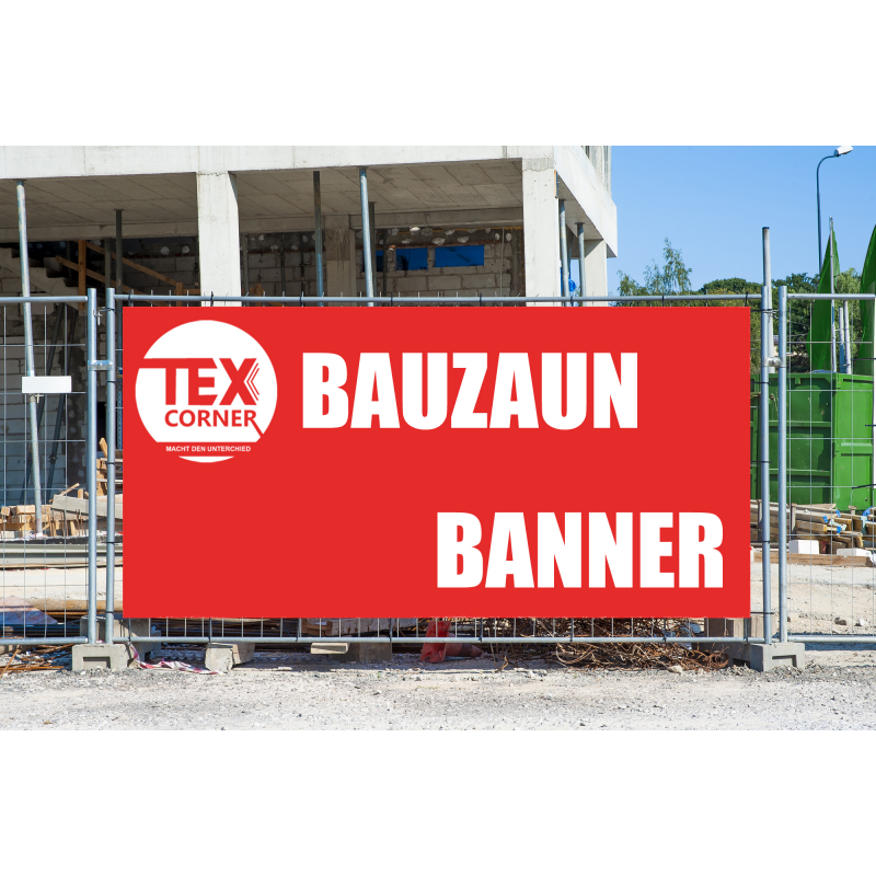 Weihnachtsbaumverkauf Bauzaunbanner 340x173 Cm – Sichtschutz & Werbebanner, Wetterfest, Mit Metallösen