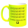 FUNNYWORDS® ich rege mich nicht auf Spruch - Fun - NEON - Tasse - Kaffeebecher