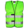 Korntex® Sicherheitsweste/ Warnweste Neon-Grün größe S-5XL
