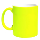 Neon Kaffeetasse Neongelb