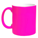 Neon Kaffeetasse Neonpink