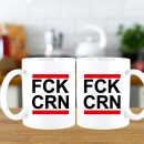 FUNNYWORDS® ES REICHT ! FCK CRN Corona FUN Tasse...