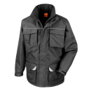 Result RT301 Sabre Long Coat Security Jacke schwarz gr. XL