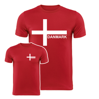 T-Shirt D&auml;nemark Danmark Kopenhagen Margrethe II. Kult Fan Shirt