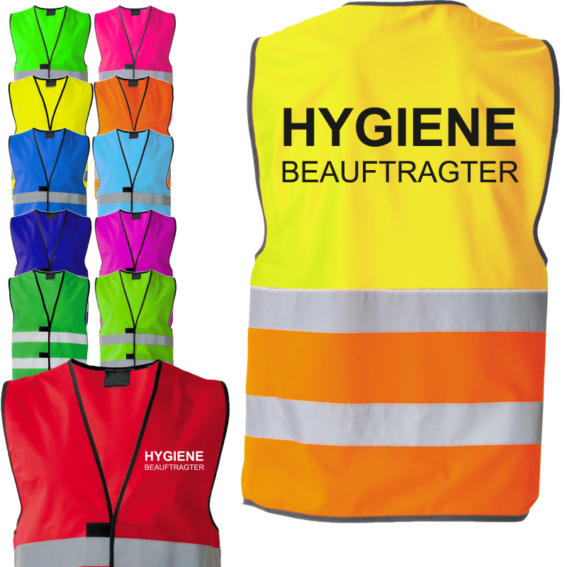 Hygienebeauftragter Warnweste 12 Farben - 7 größen, 7,90 €