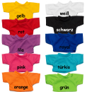 MiniFeet&reg; Pl&uuml;sch Zootier mit Namens T-Shirt personalisiert