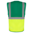 Korntex® Executive Weste Grün/Gelb EN ISO...