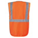 CO² Neutrale Korntex® Comfort Executive Weste HAMBURG Neon-Orange EN ISO 20471:2013 in  6 Größen