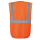 CO² Neutrale Korntex® Comfort Executive Weste HAMBURG Neon-Orange EN ISO 20471:2013 in  8 Größen