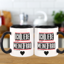 FUNNYWORDS®  Ich Liebe meine Frau Kaffebecher Tasse...