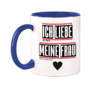 FUNNYWORDS®  Ich Liebe meine Frau Kaffebecher Tasse  Valentinstag Geschenk für den Mann