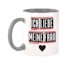 FUNNYWORDS®  Ich Liebe meine Frau Kaffebecher Tasse  Valentinstag Geschenk für den Mann