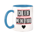 FUNNYWORDS®  Ich Liebe meine Frau Kaffebecher Tasse  Valentinstag Geschenk für den Mann