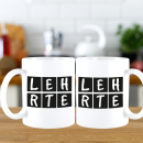 LEHRTE Kaffeebecher Retro Style
