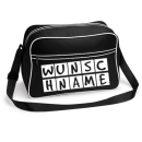 Retro Tasche personalisiert mit Wunschnamen Stadtname