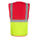 Korntex® Executive Weste Berlin Rot/Gelb EN ISO 20471...