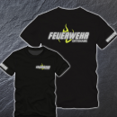 Feuerwehr Flammen T-Shirt FW2505 beidseitig Wunschstadt +...