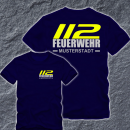 Feuerwehr T-Shirt FW1800 beidseitig Wunschstadt