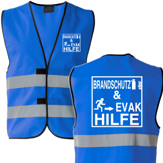 BRANDSCHUTZ & EVAK HILFE Piktogramm Warnweste S-5XL BRAND Linie, 11,90 €