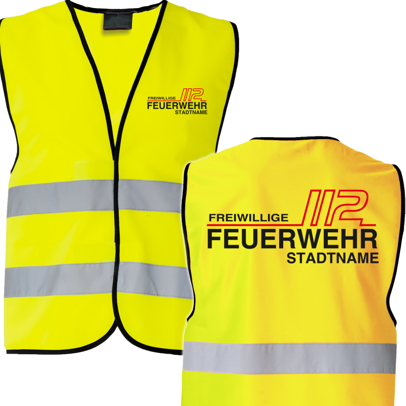 Warnweste mit eigenem Aufdruck * Druck Warnweste mit eigenem Aufdruck * Druck