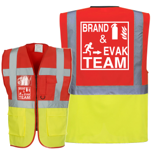 BRAND & EVAK TEAM Piktogramm Warnweste  S-3XL "BRAND Linie"