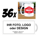 36 stück Glaze King Keramik Fototasse inkl...
