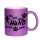 FUNNYWORDS® Team Gassi - mit dem HUND Gassi geht Kaffeebecher  NEON & Glitzer  - Tasse - Kaffeebecher