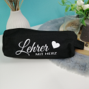 Geschenk Lehrerin / Lehrer Etui - Mäppchen - Lehrerin mit Herz - Abschied Geschenk - Lehrergeschenk