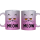 MEOW - Miau Katzen Tasse - Glitzer Kaffeebecher Tasse - Kaffeebecher
