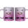 MEOW - Miau Katzen Tasse - Glitzer Kaffeebecher Tasse - Kaffeebecher