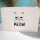 MEOW - Miau Katzen Beauty Tasche mit leuchtenden Augen !