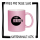 Kaffeetasse Glitzertasse Brokat Pink inklusive Druck