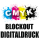 Blockout DTF Logo Digitaldruck CMYK // Staffelpreise 100x100 mm