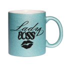 Glitzertasse Lady BOSS Glitzerkaffetasse