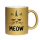 MEOW Horn - Miau Katzen Einhorn Tasse - Glitzer Kaffeebecher Tasse - Kaffeebecher