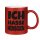 FUNNYWORDS® ICH HASSE MENSCHEN  -  Fun - Glitzertasse - Tasse - Kaffeebecher