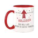 FUNNYWORDS® So sehen die besten Kollegen der Welt aus wenn Sie Kaffee Trinken Die Ultimative Kaffeetasse