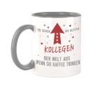 FUNNYWORDS® So sehen die besten Kollegen der Welt aus wenn Sie Kaffee Trinken Die Ultimative Kaffeetasse