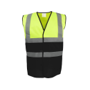 Warnschutzweste Hi-VIZ Two-Tone 2+2 gelb/schwarz